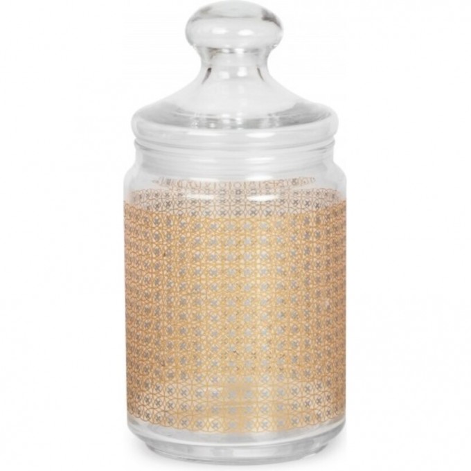 Банка для продуктов LUMINARC ГЕЛАКСИ ГОЛД с крышкой 1л P2056