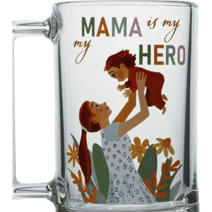 Кружка LUMINARC ФИТНЕС Мама с ребенком 320 мл O0454