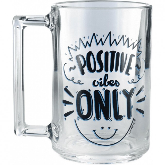 Кружка LUMINARC ФИТНЕС Надписи микс 320мл Q4031