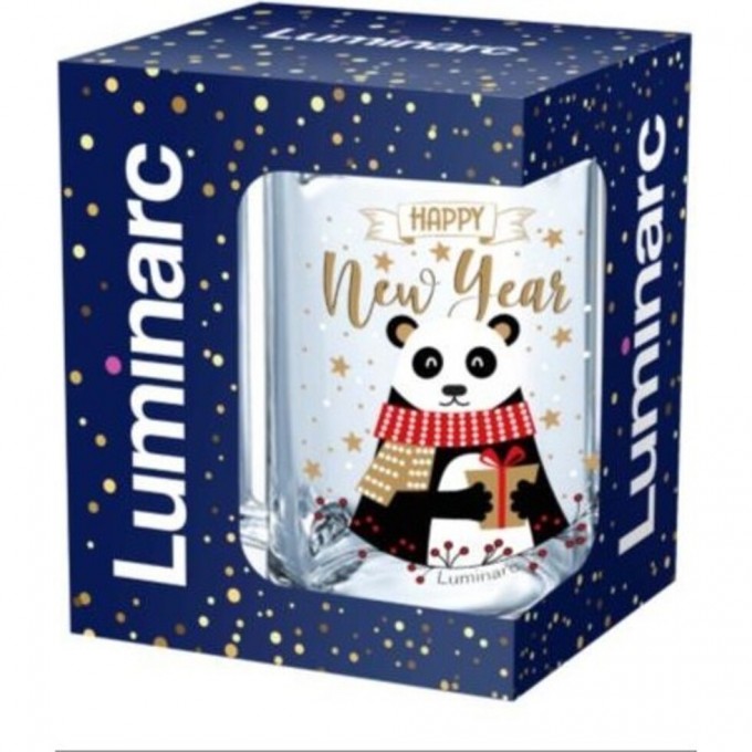 Кружка LUMINARC ФИТНЕС НОВЫЙ ГОД 2022 320 мл в подарочной упаковке O0049