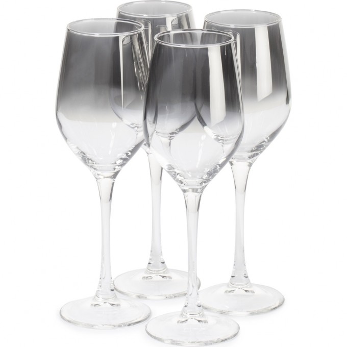 Набор бокалов для вина LUMINARC СЕЛЕСТ СЕРЕБРЯНАЯ ДЫМКА 350 мл, 4 шт O0094