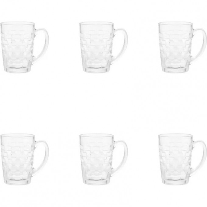 Набор кружек LUMINARC NEW MORNING CHEQS 320 мл, 6 шт V2287