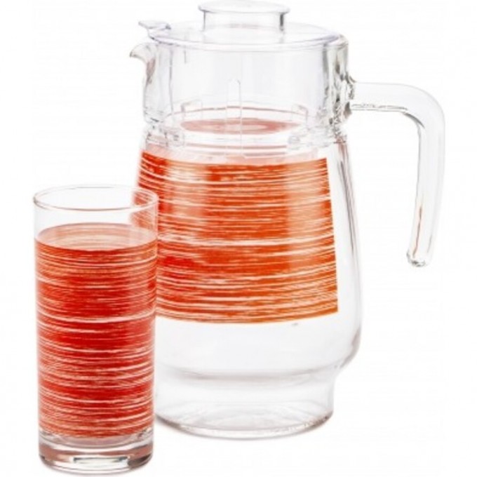 Набор питьевой LUMINARC БРАШМАНИЯ РЕД 7 предметов P7452