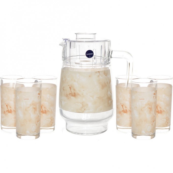 Набор питьевой LUMINARC МАРБЛ БЕЖ 7 предметов Q7487
