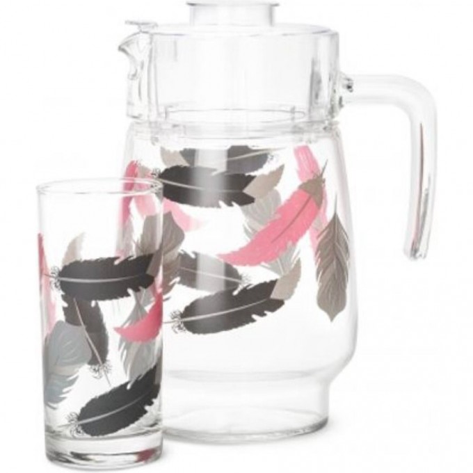 Набор питьевой LUMINARC ТИРАНА ПИНК 7 предметов Q7654