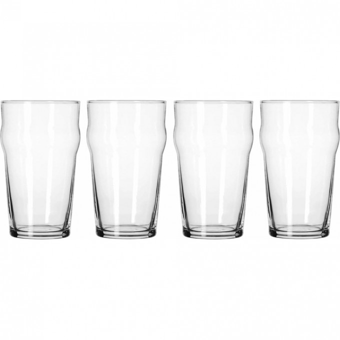 Набор стаканов для пива LUMINARC ВРЕМЯ ДЕГУСТАЦИЙ НОНИК АНГЛИЙСКАЯ ПИНТА 570 мл, 4 шт P9242