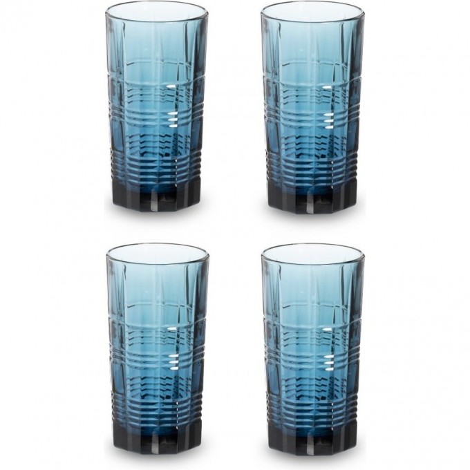 Набор стаканов LUMINARC ДАЛЛАС ЛОНДОН ТОПАЗ 4 шт 380 мл высокие O0060
