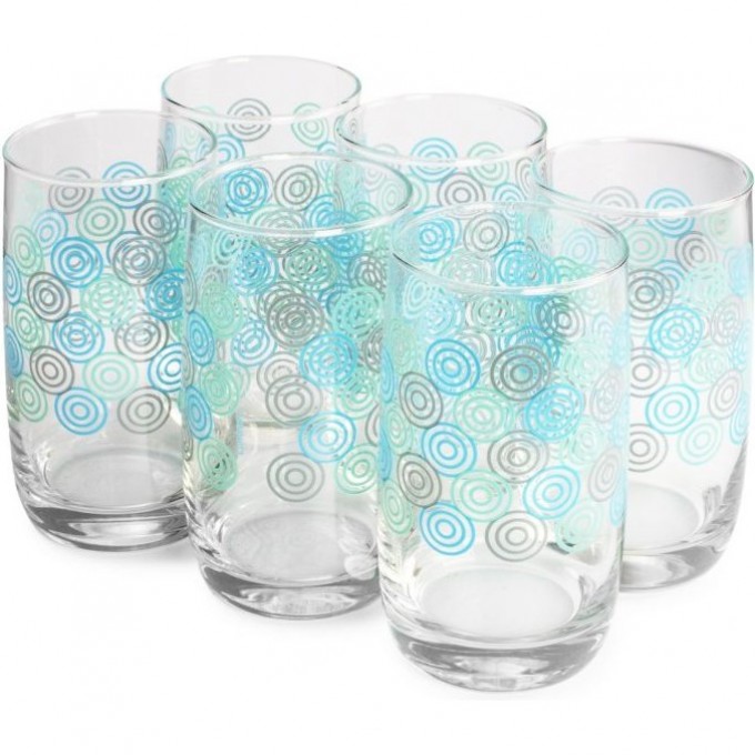 Набор стаканов LUMINARC ФРАНЦУЗСКИЙ РЕСТОРАНЧИК КРУГИ 6 шт 330 мл высокие S0032