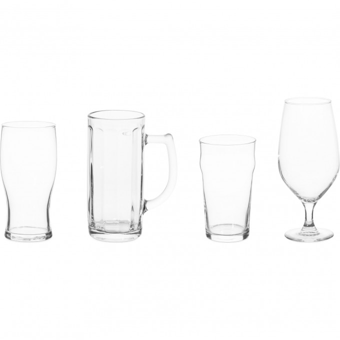Набор стаканов LUMINARC ВРЕМЯ ДЕГУСТАЦИЙ КРАФТ БИР без декора 4 шт P9587