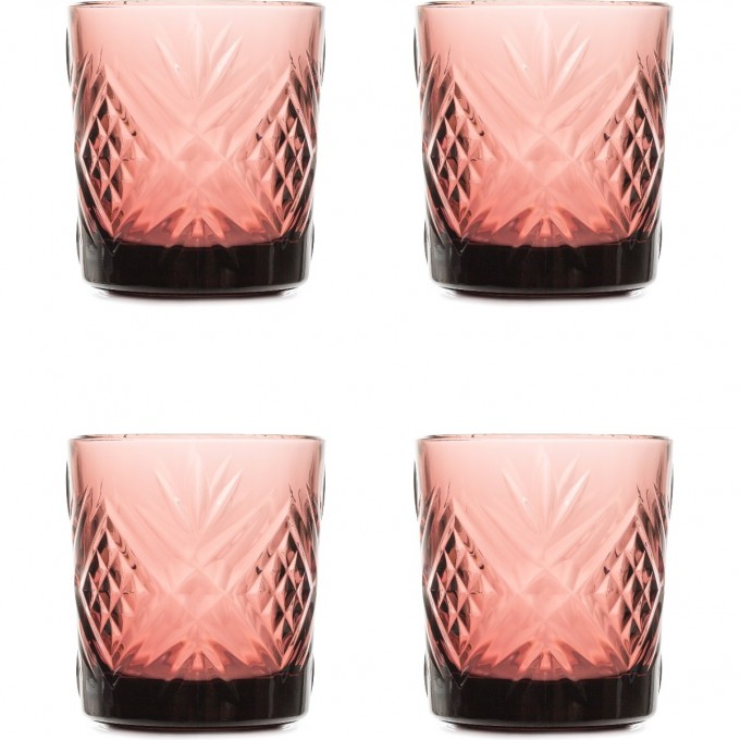 Набор стаканов LUMINARC ЗАЛЬЦБУРГ ЛИЛАК 4 шт 300 мл низкие O0053