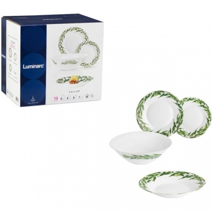 Набор столовый LUMINARC ESSENCE CALLUM 19 предметов V1040