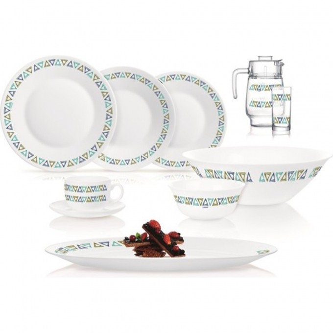 Набор столовый LUMINARC JIVE 46 предметов Q1679