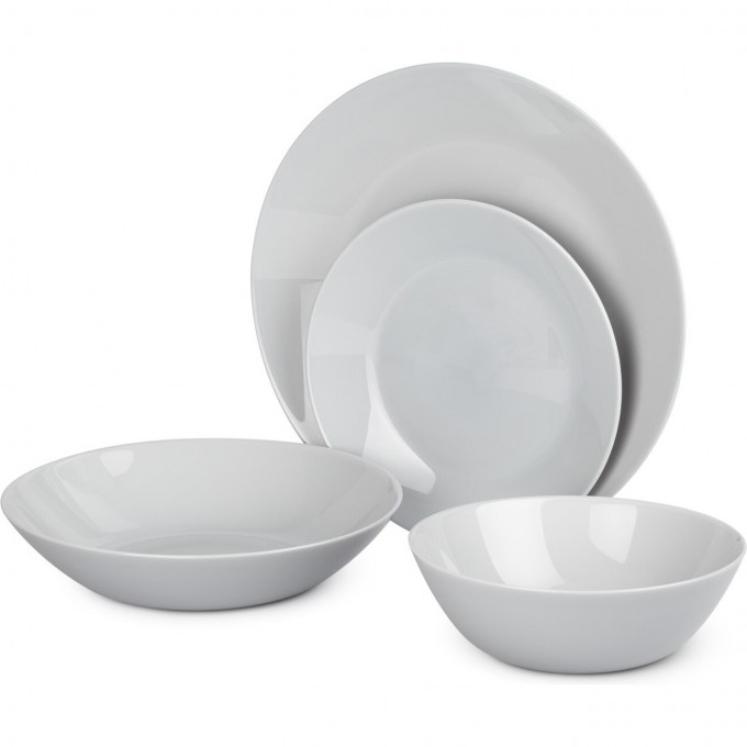 Набор столовый LUMINARC ЛИЛИ ГРАНИТ 16 предметов Q6885