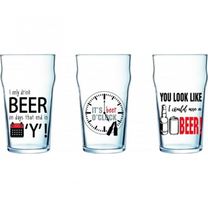 Стакан для пива LUMINARC АНГЛИЙСКАЯ ПИНТА 570 мл Пивной микс Q1031