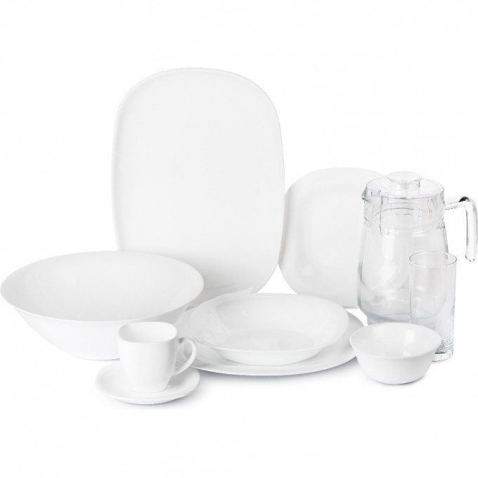 Столовый набор LUMINARC КАРИН БЕЛЫЙ 46 предметов N4781
