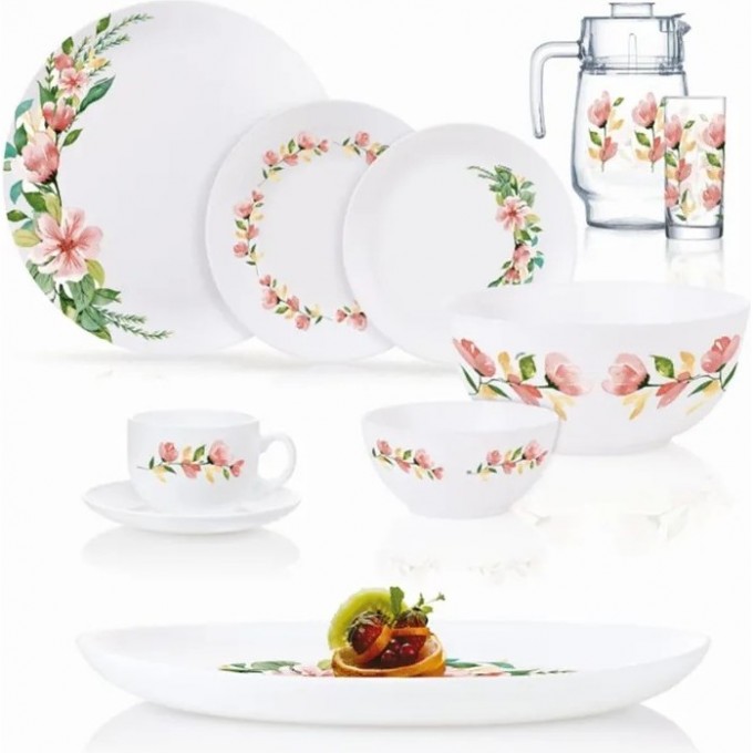 Столовый сервиз LUMINARC DIWALI FRIEDA (ДИВАЛИ ФРИЕДА) 46 предметов V2552