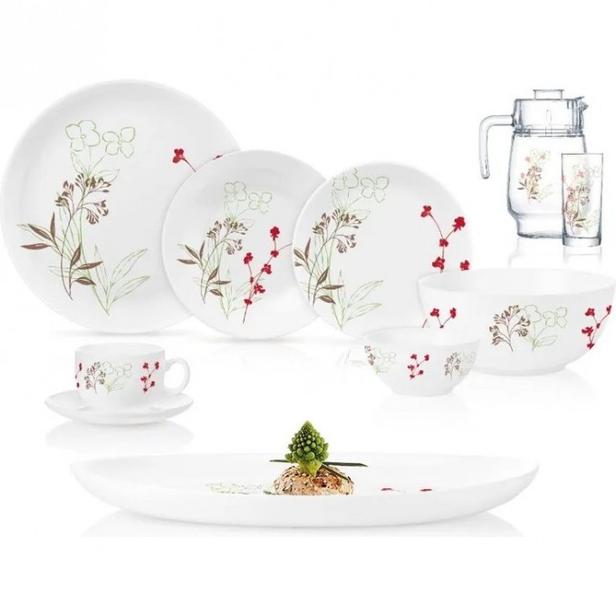 Столовый сервиз LUMINARC DIWALI NUANCE (ДИВАЛИ НЬЮАНС) 46 предметов P0332